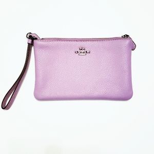 Coach wristlet, EUC, lilac